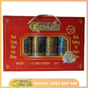 Nước yến đóng lon - Hộp 6 lon - Yến Vàng Khánh Hòa